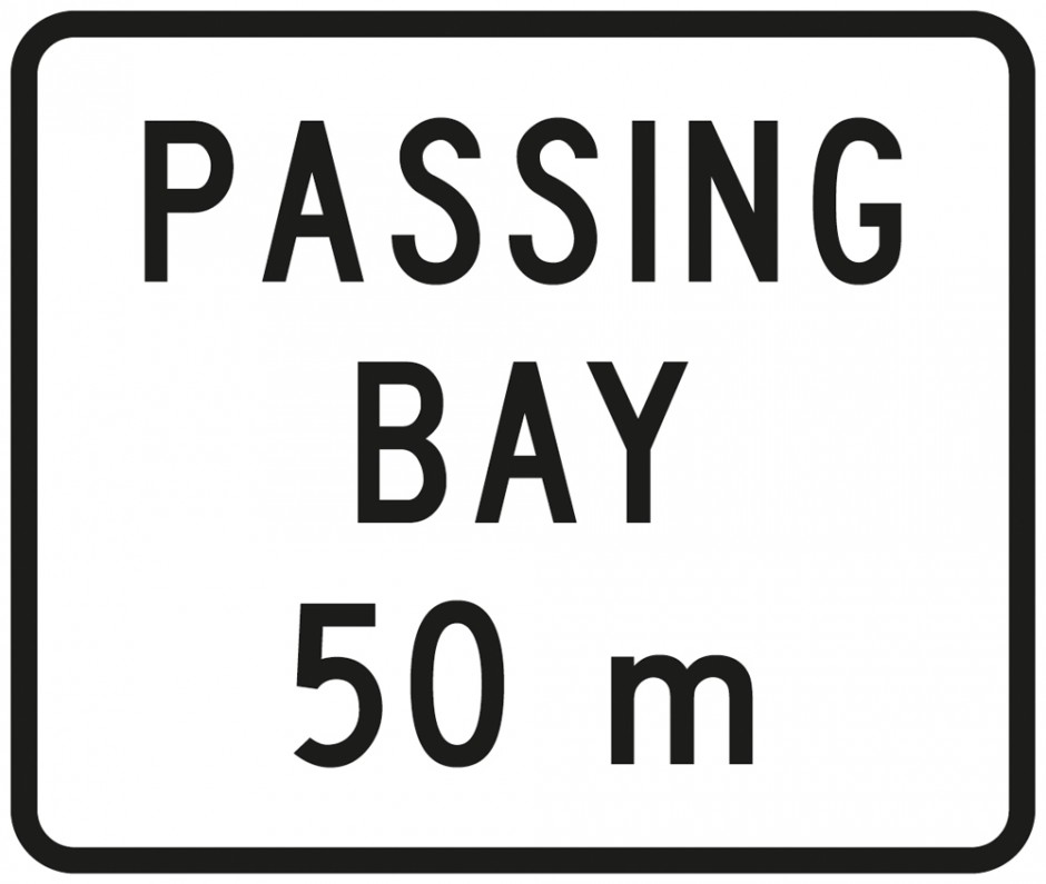 Passing Bay "__" m