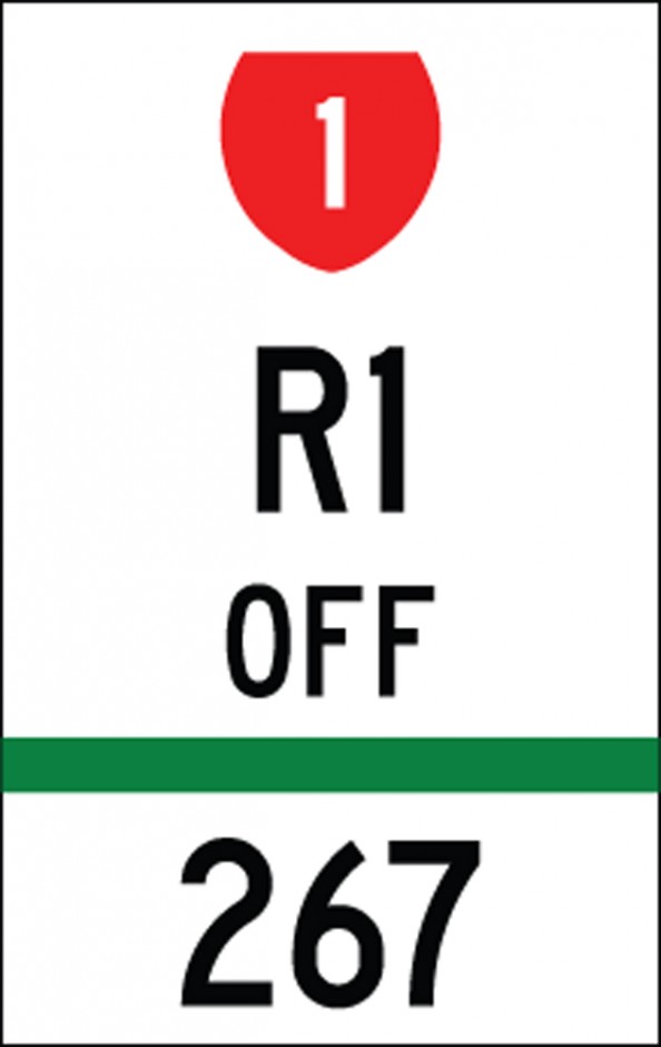 Ramp Reference Station Sign