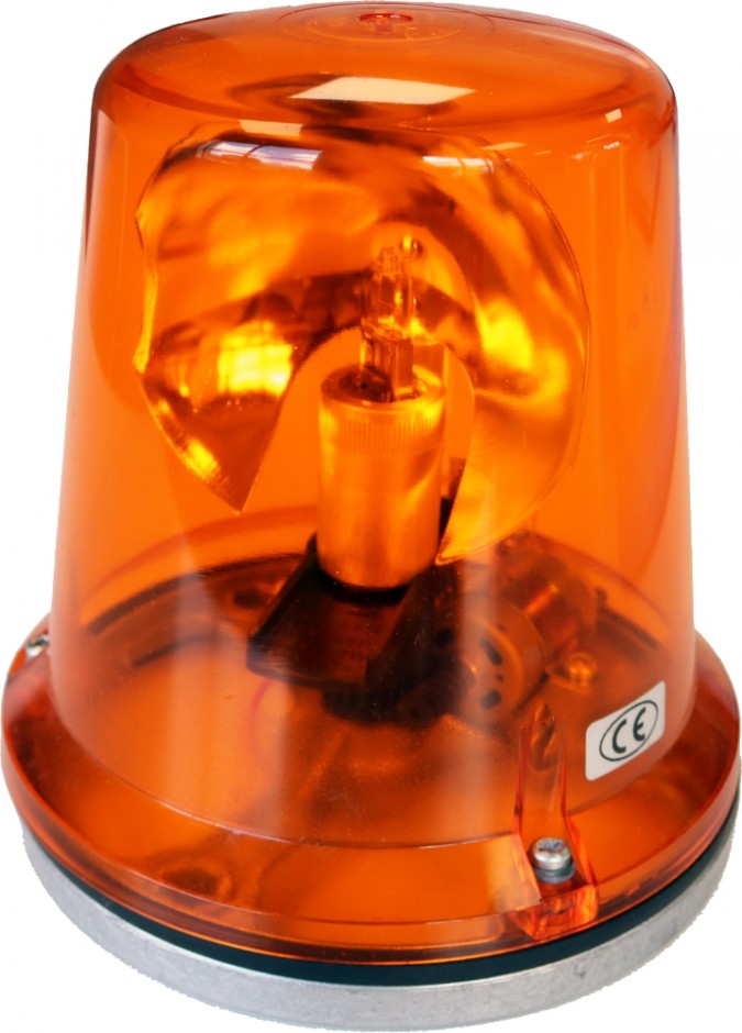 Rotating Beacon Amber 12V 85622A  Flange Base