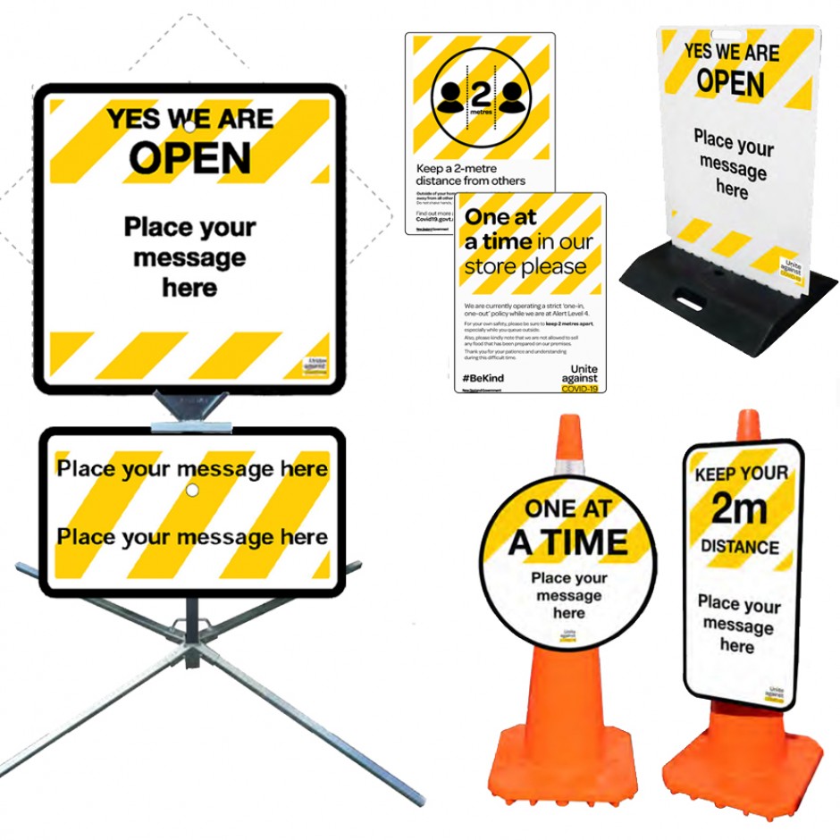 COVID-19 Safety & Directional Signage