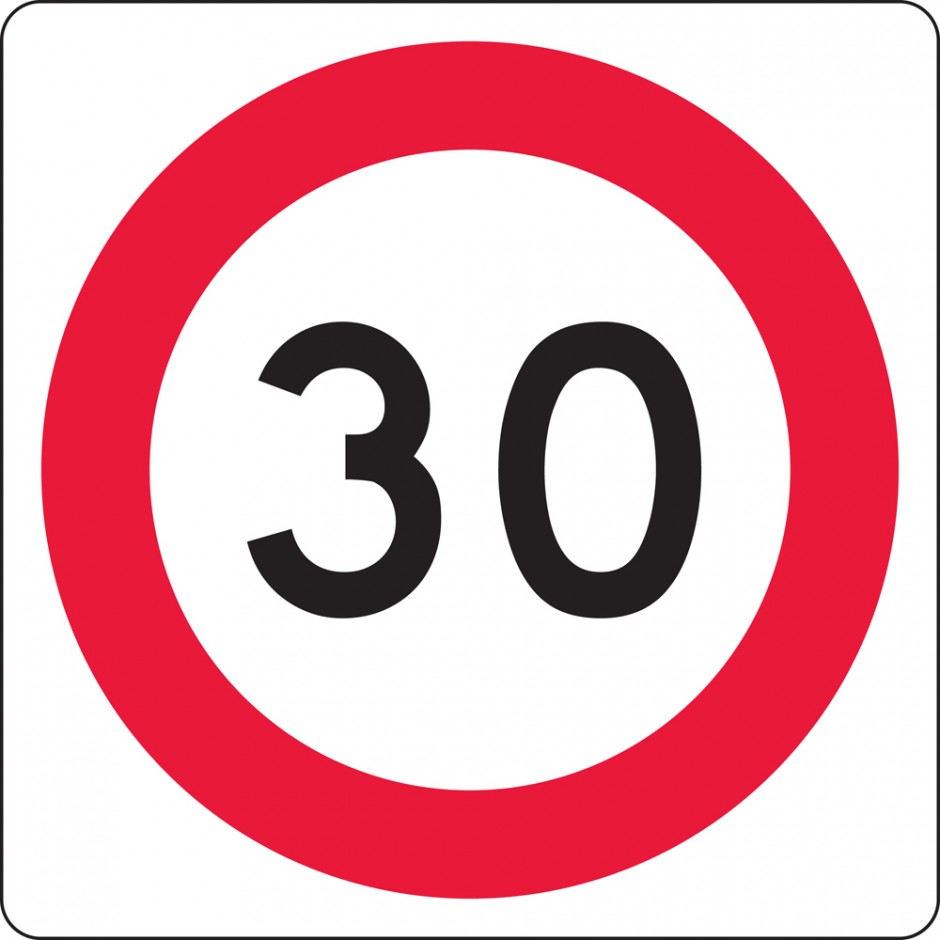 Speed Restriction Level 2 (HKL) - 30km
