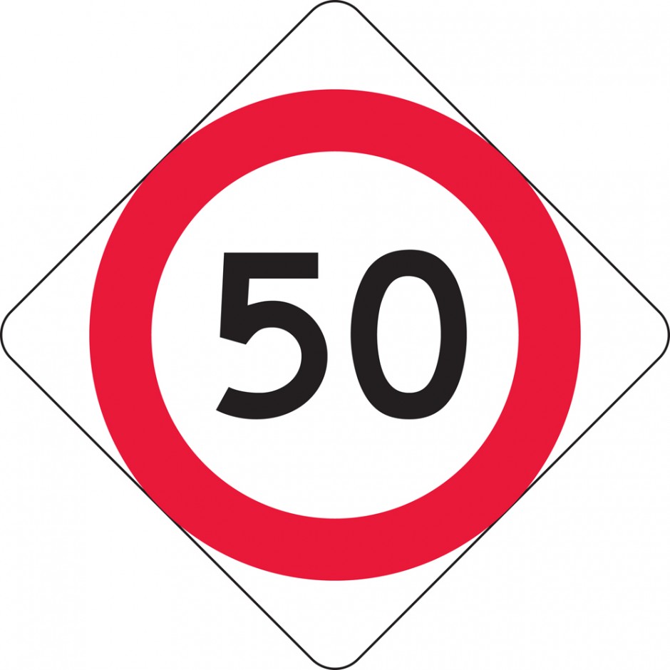 Speed Restriction Level 1 (MKL) - 50km