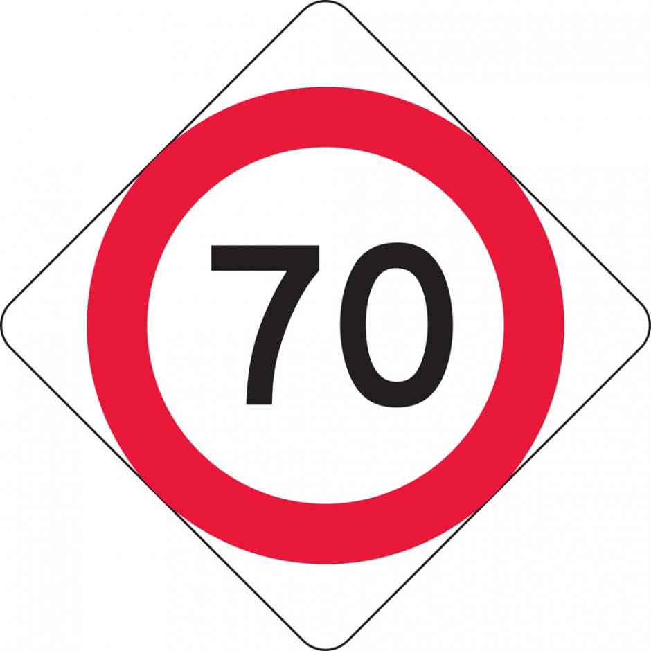 Speed Restriction Level 1 (MKL) - 70km