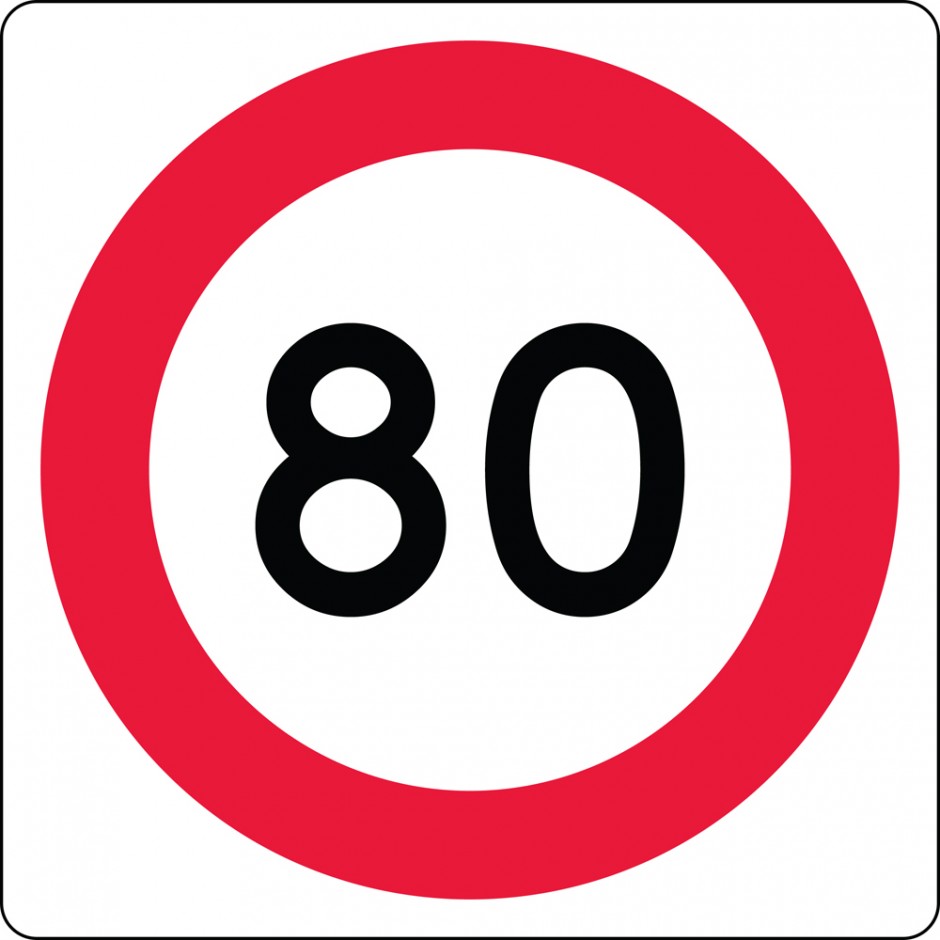 Speed Restriction Level 2 (HKL)  - 80km