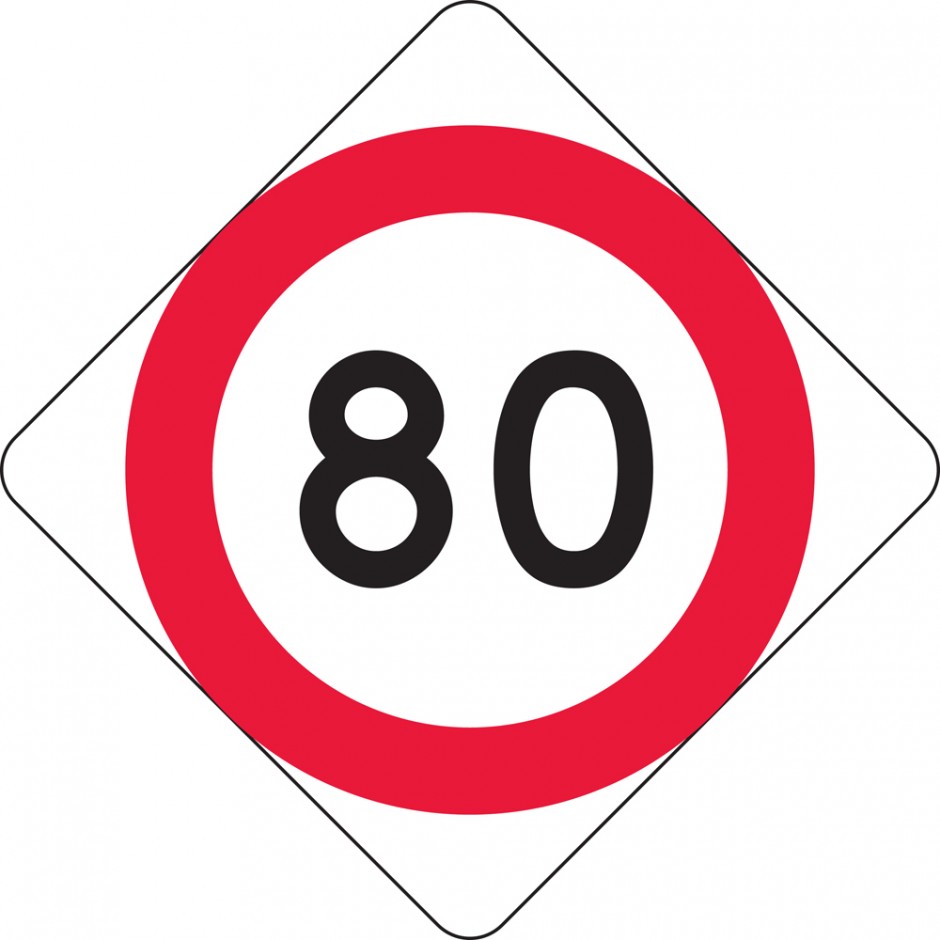 Speed Restriction Level 1 (MKL) -  80km