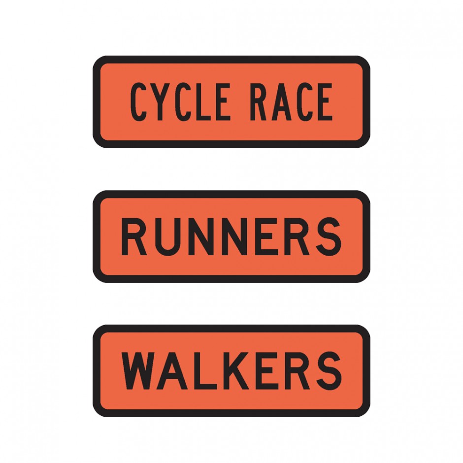 Cycle Race/Runners/Walkers (Tuflite)