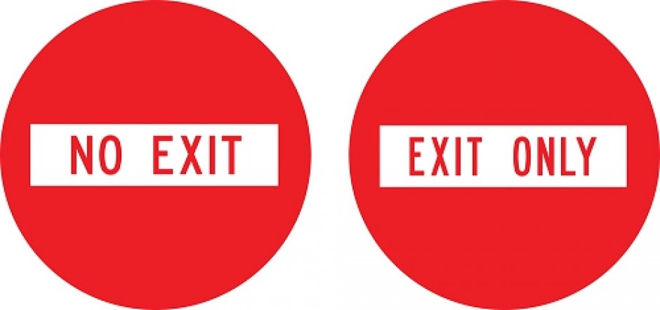 Generic Direction Signs - Red