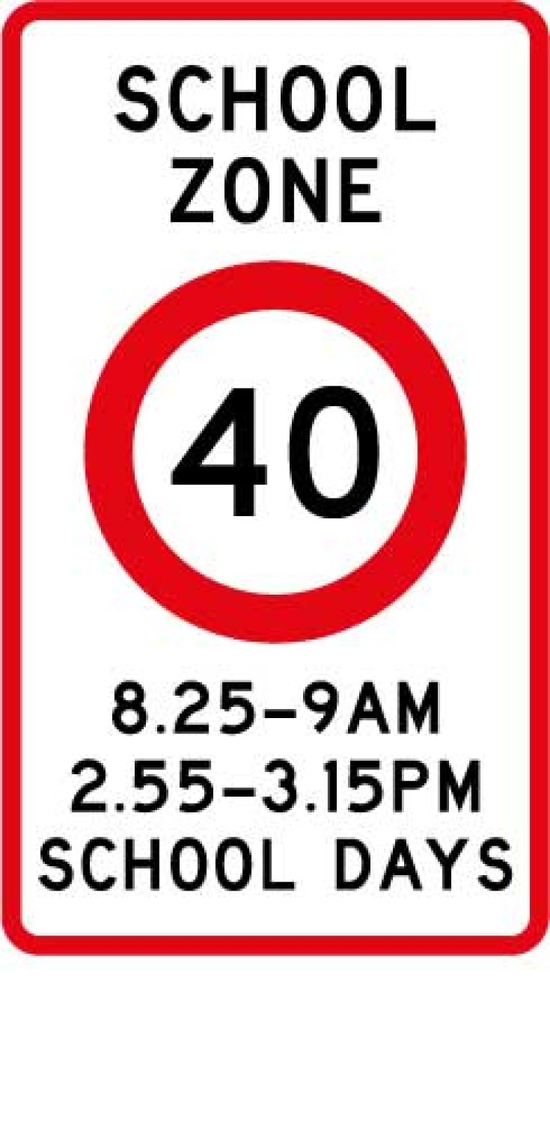 Old RS6 or R1-6.1 School Zone Times