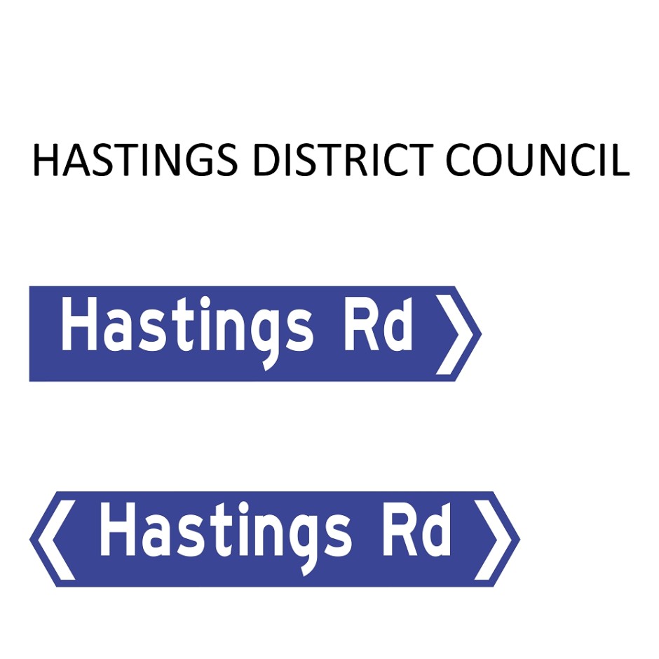 Street Name Blades - Hastings District Council (HDC)