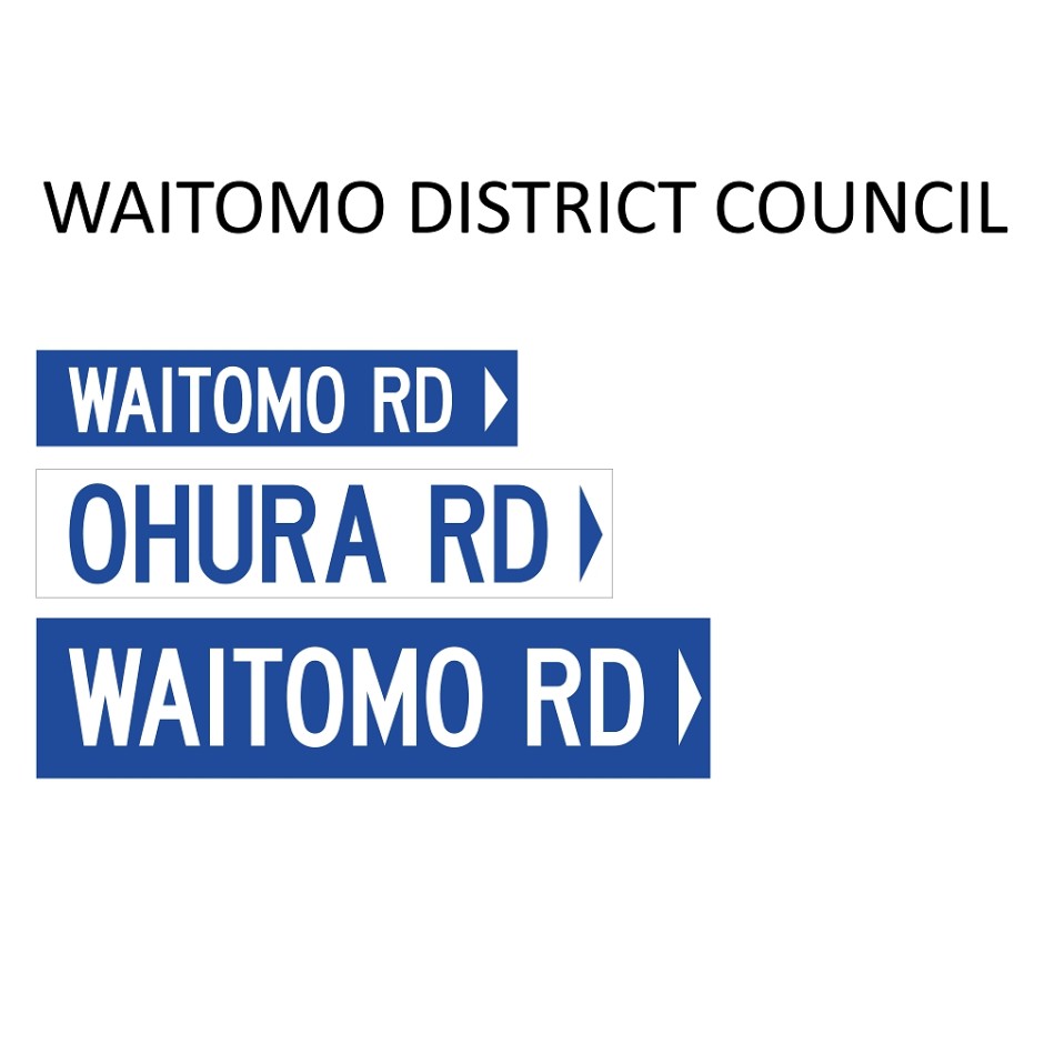 Street Name Blades - Waitomo District Council (WDC)
