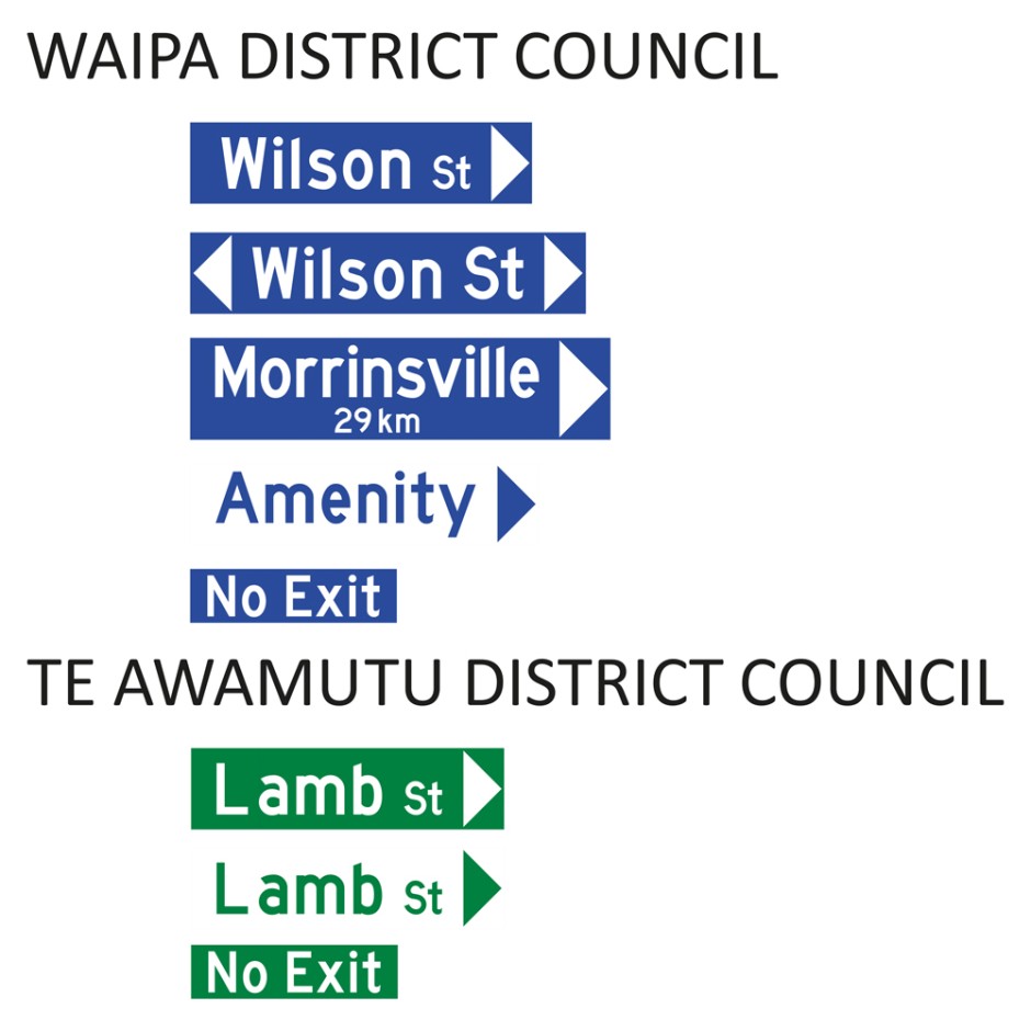 Street Name Blades - Waipa District Council (WDC)