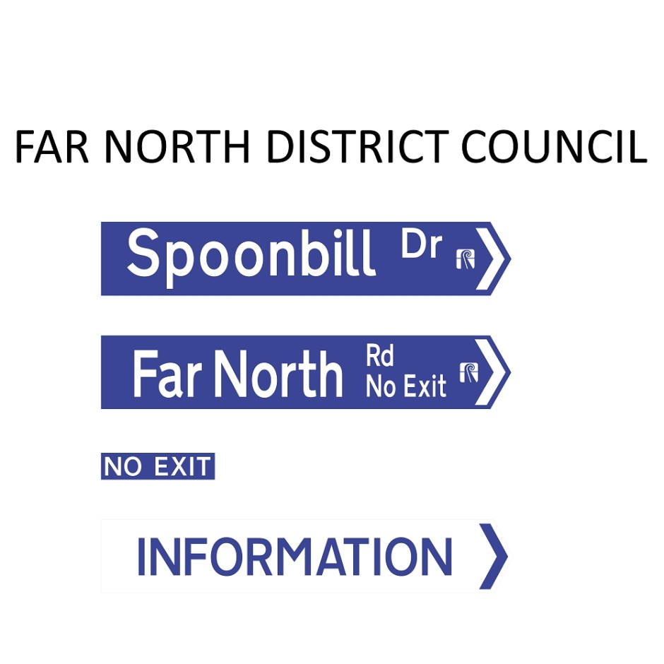 Street Name Blades - Far North District Council (FNDC)