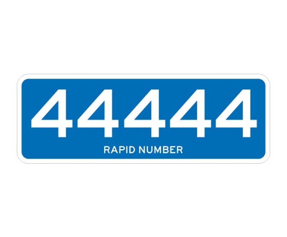 Hurunui District Council (HDC) Rapid Numbers 3 to 5 Numbers