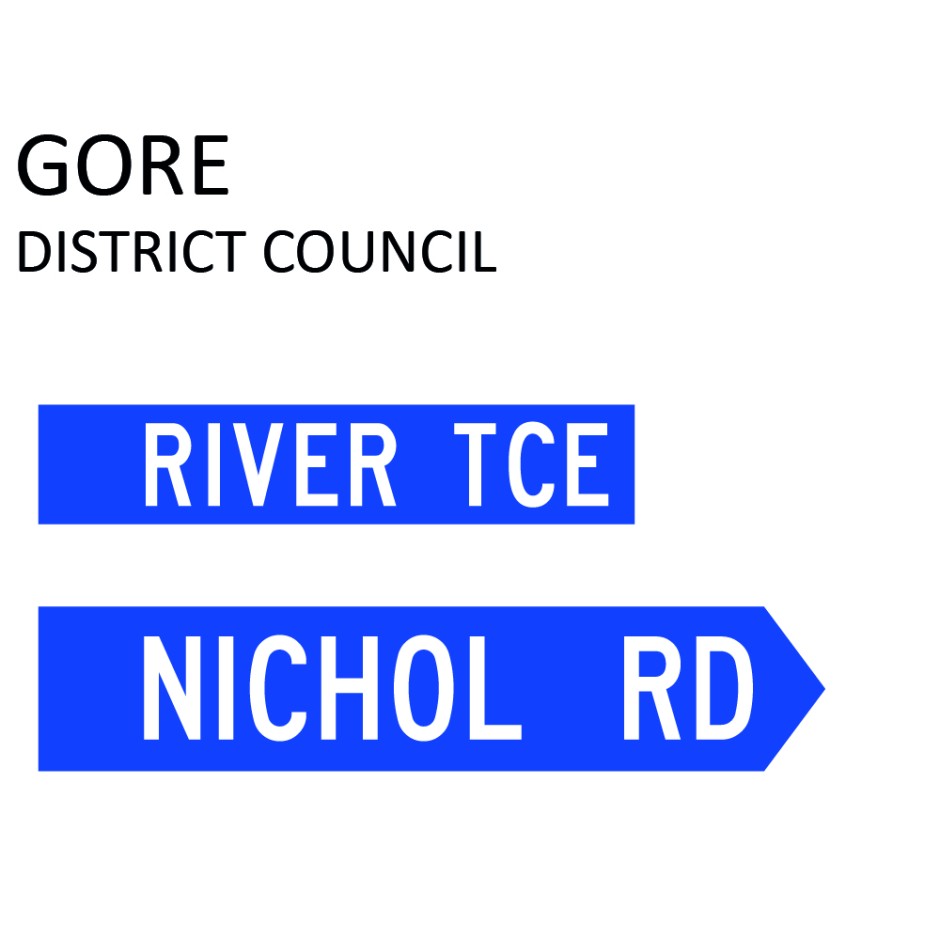 Street Name Blades - Gore District Council (GDC)