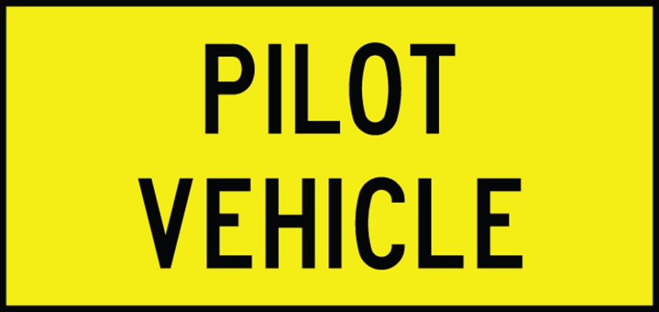 Pilot Vehicle Signs