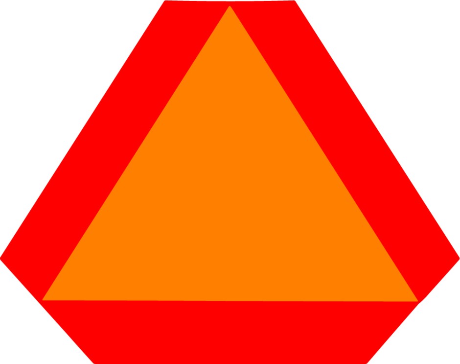 Slow Moving Safety Triangle