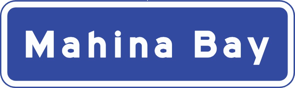 Place Name / Destination Signs (Blue)