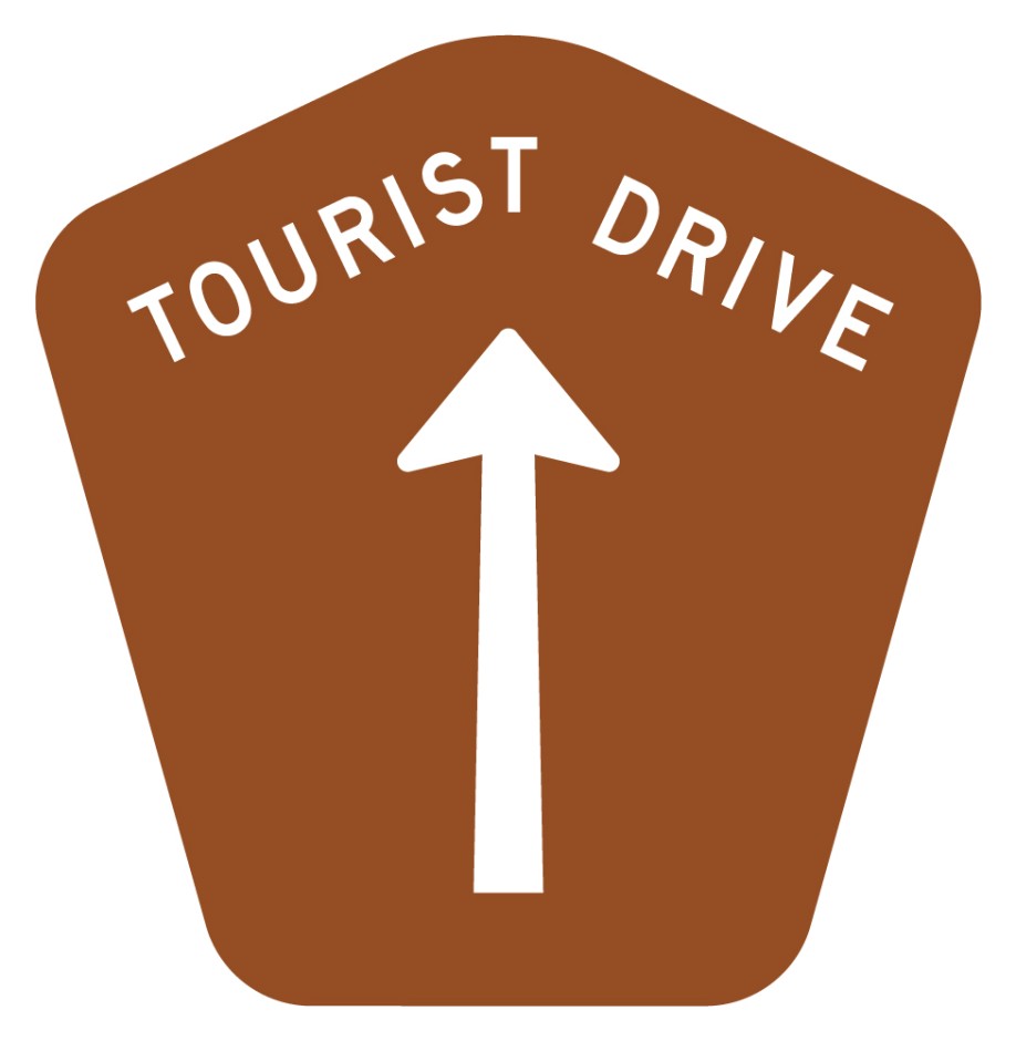Tourist Drive Sign (Arrow)