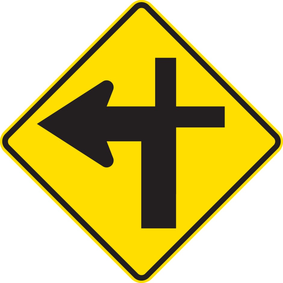 Cross Roads Junction Left  Controlled (priority route turns)
