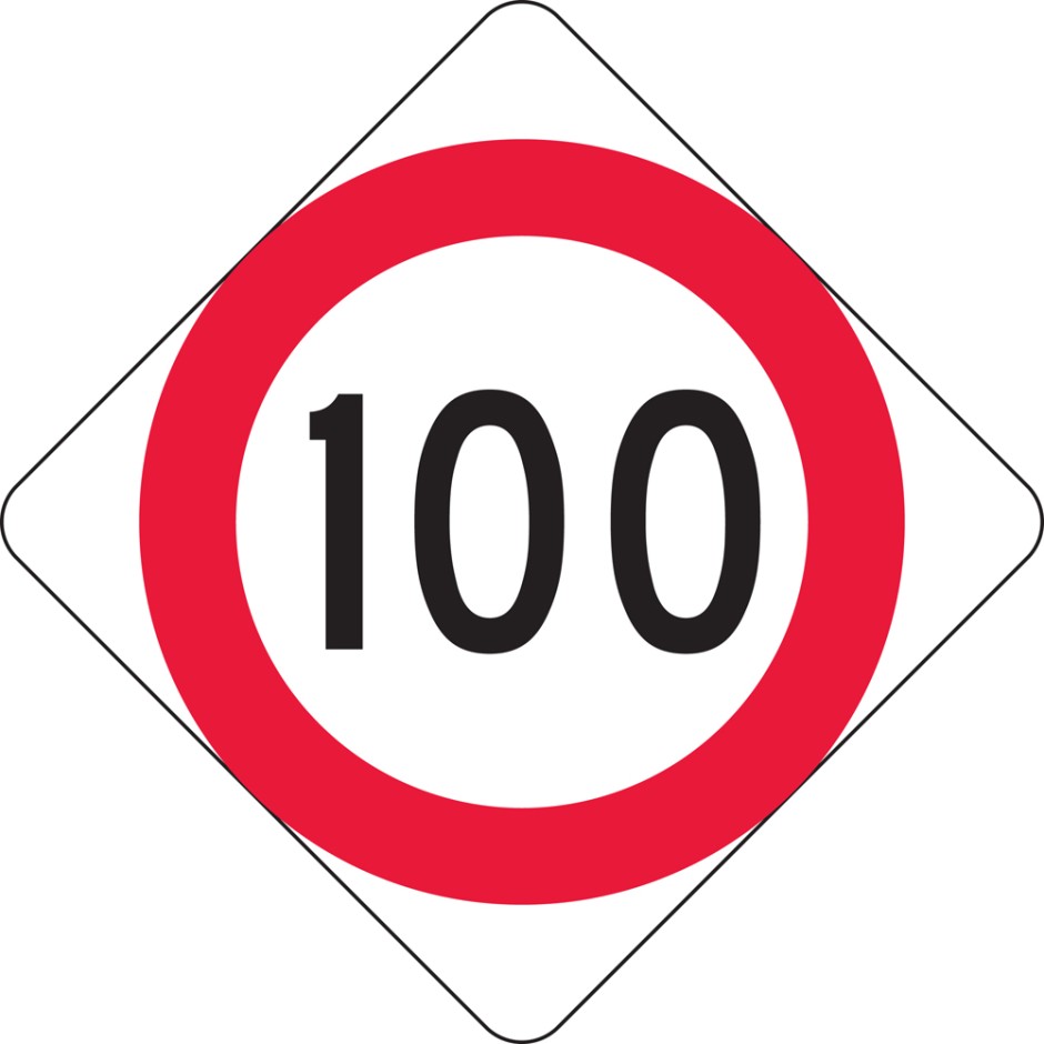 Speed Restriction Level 1 (MKL) - 100km