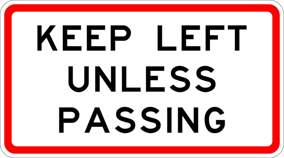 Keep Left Unless Passing (Medium)