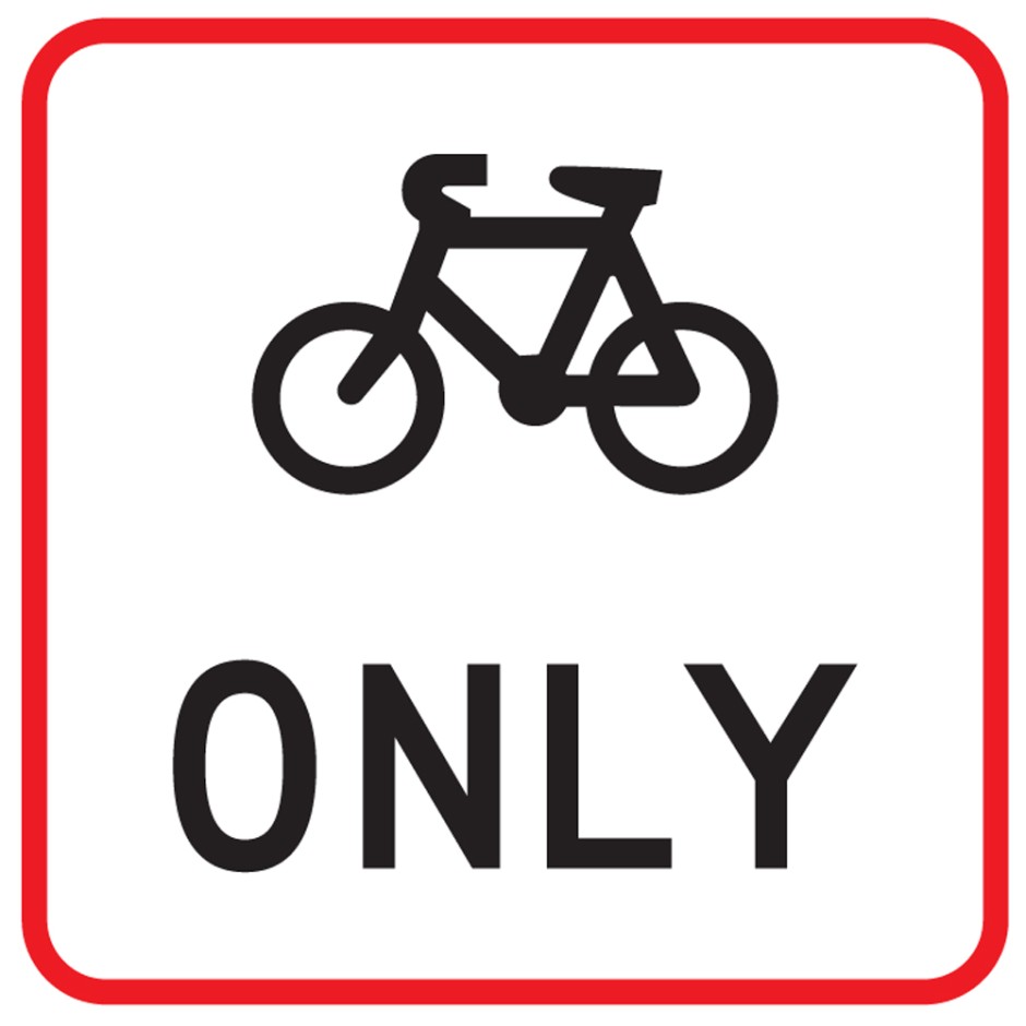Cycle Only Sign