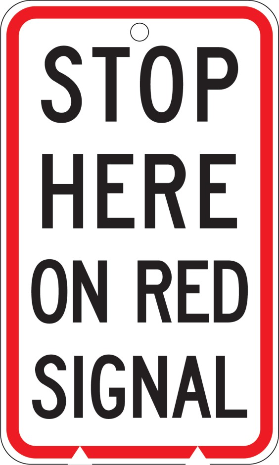 Stop Here on Red Signal (MKL)
