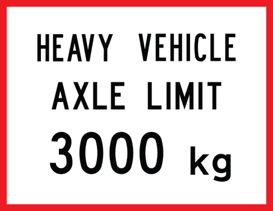 Heavy Vehicles - Axle Limit