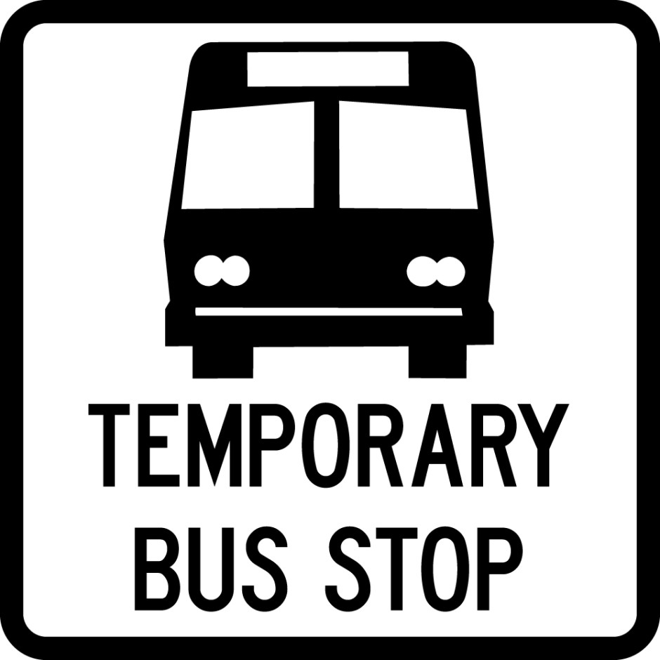 Temporary Bus Stop