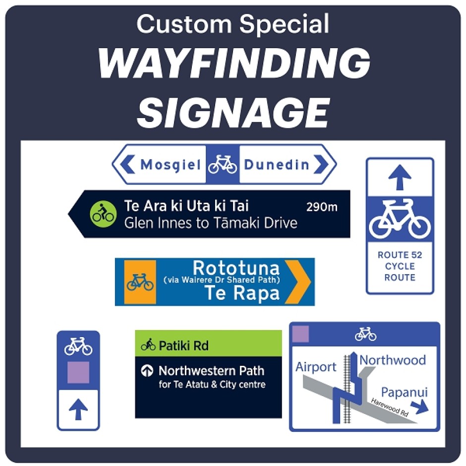 Custom Wayfinding Directional Sign - Special