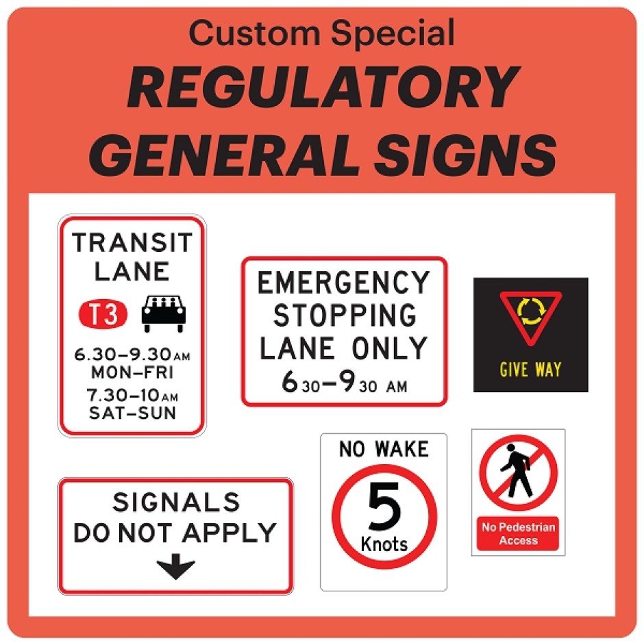 Regulatory General (RG) Sign - Special