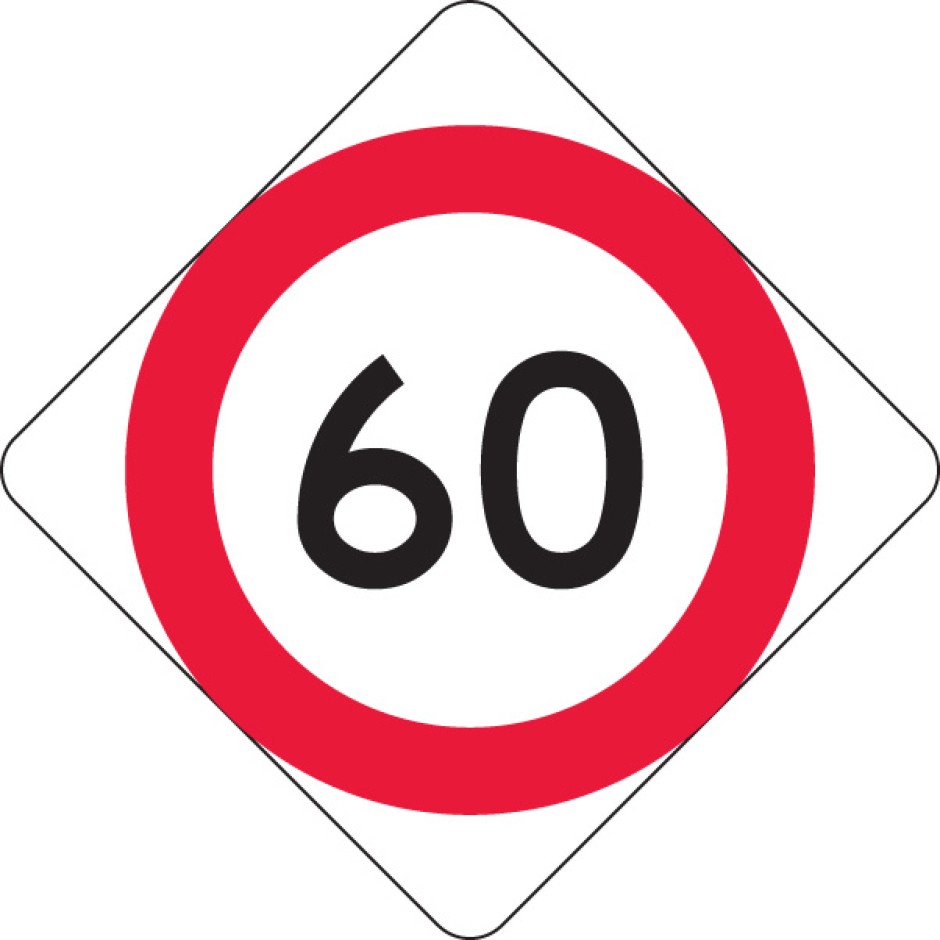 Speed Restriction Level 1 (MKL) - 60km