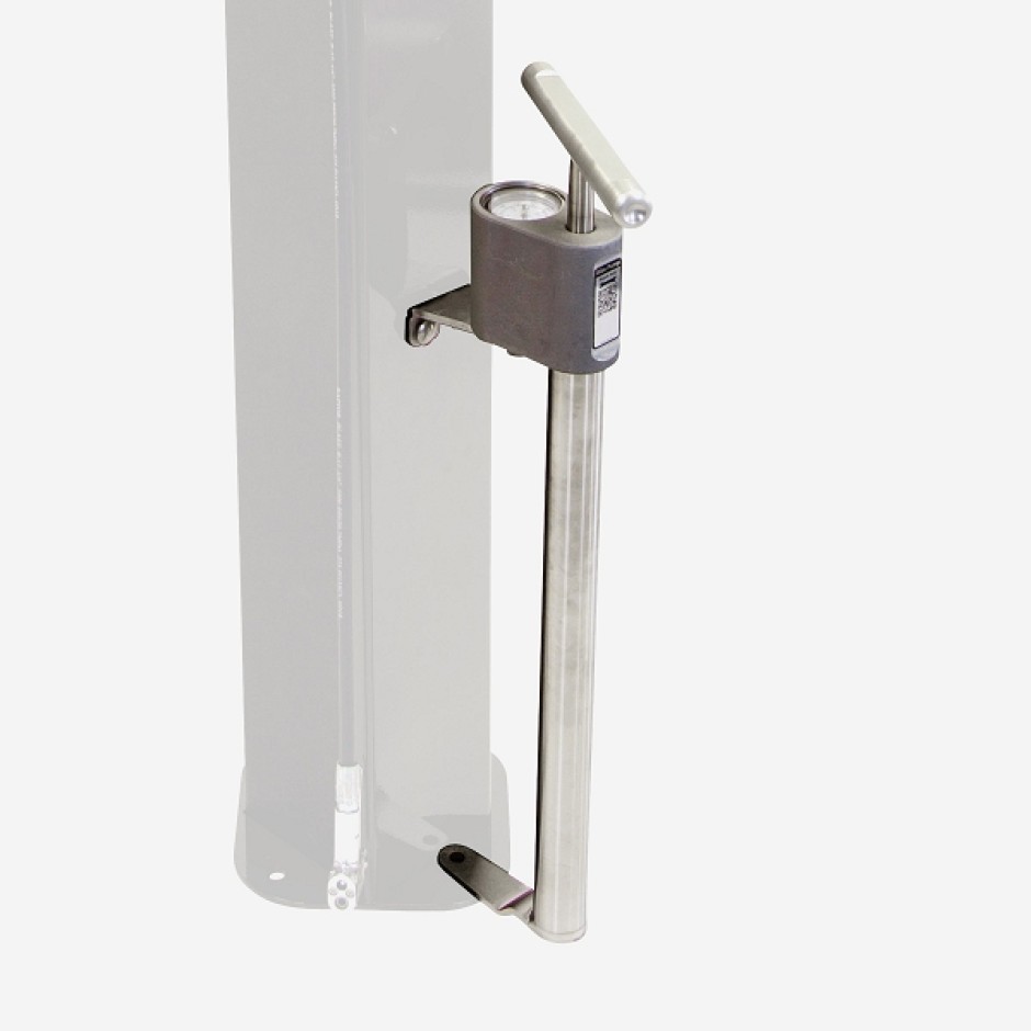 Outdoor Public Bike Pump - Stand Mount