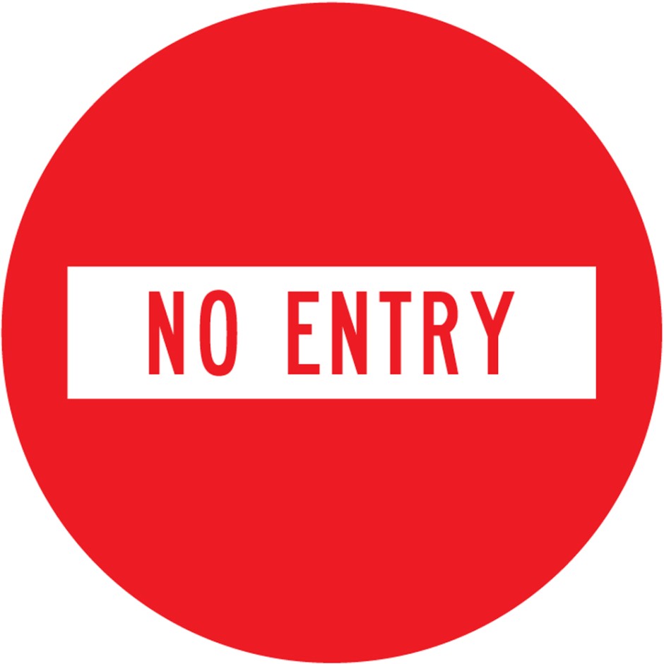 No Entry Sign